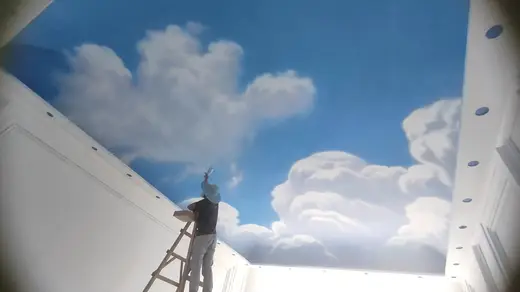 商业空间壁画 405