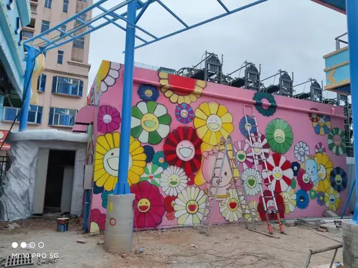 商业空间壁画 410